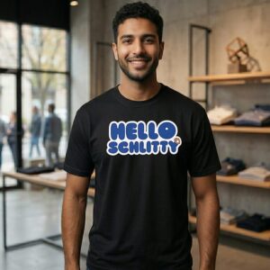Cam Schlittler New York Yankees Hello Schlitty T-Shirt