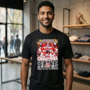 Carolina Hurricanes 2026 NHL Eastern Conference Champions Thank You For The Memories Signatures T-Shirt