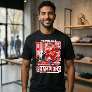 Carolina Hurricanes Beat Philadelphia Flyers 2026 NHL Eastern Conference Champions Mascot T-Shirt