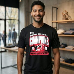 Carolina Hurricanes Hockey 2026 NHL Eastern Conference Champions Tees