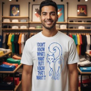 Cat I Don’t Know What I Want But I Know That I Want It T-Shirt
