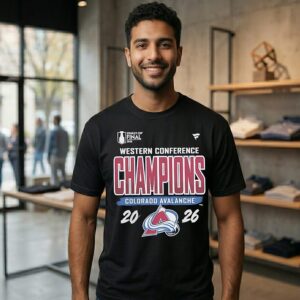 Colorado Avalanche 2026 NHL Western Conference Champions T-Shirt