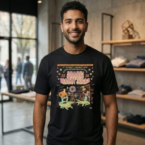 Cowboy Mardi Gras 2026 The Biggest Little Honkey Tonk In Texas Presents Cowboy Bar T-Shirt