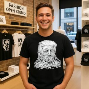 Donald Trump Melting Horror Surreal Political Satire T-Shirt
