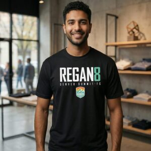 Emma Regan 8 Denver Summit Fc Elite Name And Number T-Shirt