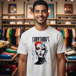 Eurythmics Electric Future Girl Cyberpunk Graphic T-Shirt