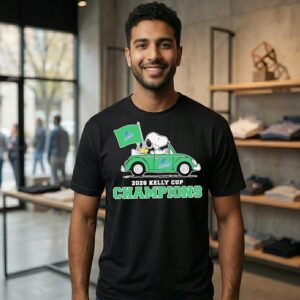 Florida Everblades X Snoopy And Woodstock Driving Car 2026 Kelly Cup Champions T-Shirt