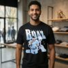 Folger Boaz Unc Baseball Player Pose Star T-Shirt