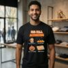 Fun Fall Activities Dad Drink Something Cozy Summon My Dead Dad Halloween T-Shirt