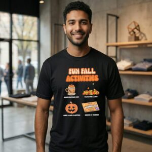 Fun Fall Activities Dad Drink Something Cozy Summon My Dead Dad Halloween T-Shirt