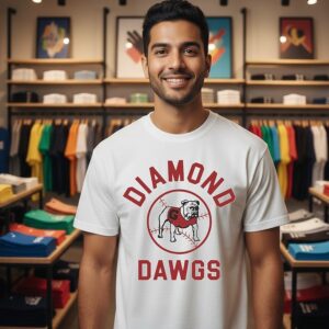 Georgia Baseball Diamond Dawgs T-Shirt