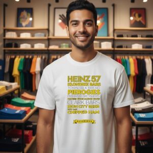 Heinz 57 Klondike Bars Town Talk Bread Pierogies Primanti Brothers Prantl’s Burt Almond Torte T-Shirt