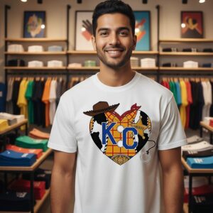 Howdy Kc Heart Oatmeal T-Shirt