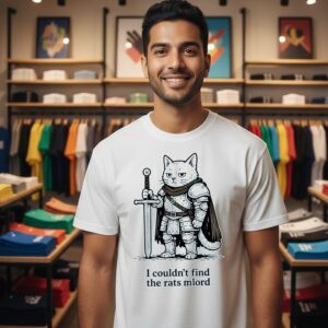 I Couldn’t Find The Rats Mlord Cat Knight T-Shirt