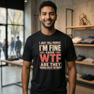 I Just Tell People I’m Fine Cause Wtf Are They Gonna Do If I’m Not T-Shirt