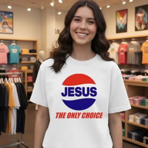 Jesus The Only Choice Pepsi Parody Logo T-Shirt