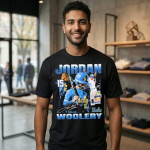 Jordan Woolery UCLA Bruins Women’s Softball Signature Vintage T-Shirt
