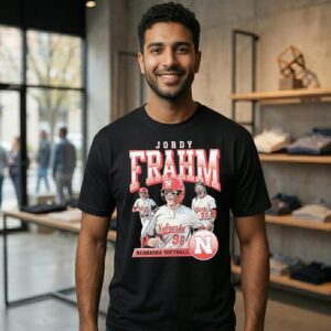 Jordy Frahm Nebraska Cornhuskers Women’s Softball 90s Bootleg T-Shirt