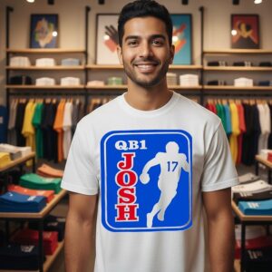 Josh Allen Buffalo Bills Number 17 Qb1 Classic T-Shirt