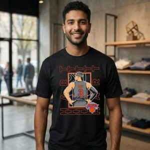 Josh Hart New York Knicks Repeat Pose Star T-Shirt