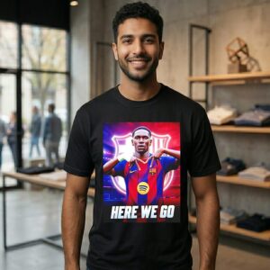 Josué Caicedo To Barcelona Fc Here We Go T-Shirt