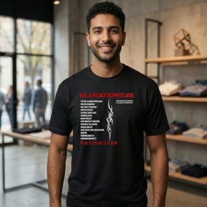 Klangkuenstler Toter Schmetterling Weltschmerz Die Welt Brennt T-Shirt