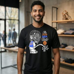 Knicks’ Brunson Pisses On The Spurs 2026 NBA Finals Champions T-Shirt