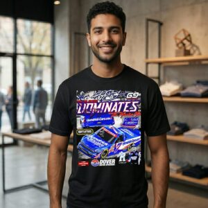 Kyle Busch 2026 Dover Truck Series Race Win Signature T-Shirt