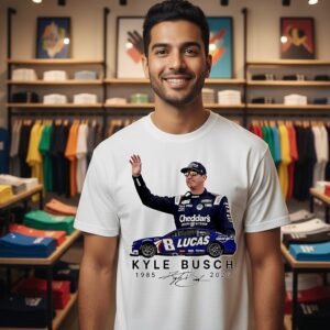Kyle Busch Rowdy 1985-2026 Signature T-Shirt