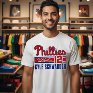 Kyle Schwarber 12 Philadelphia Phillies Signature T-Shirt