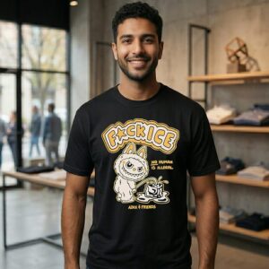 Labubu Fuck Ice No Human Is Illegal T-Shirt
