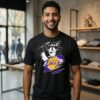 Las Vegas Raiders And Los Angeles Lakers Two Teams One Heart Scratch T-Shirt