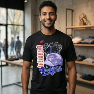 Los Angeles Dodgers Nike 9-Time World Series Champions T-Shirt
