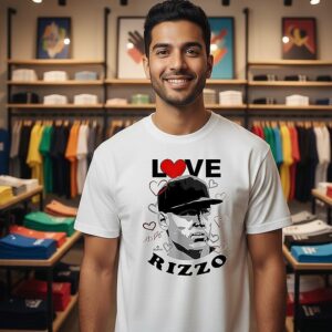 Love Anthony Rizzo New York Yankees Baseball Heart Signature T-Shirt