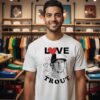 Love Mike Trout Los Angeles Angels Baseball Heart Signature T-Shirt