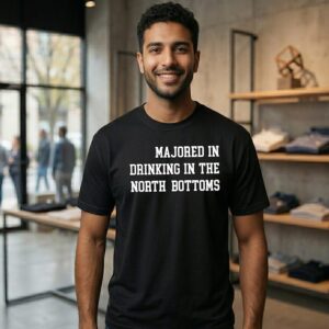 Majored In Drinking The North Bottoms Nebraska Cornhuskers T-Shirt