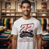 Marco Bezzecchi 72 Motogp Number And Aprilia Motorcycle Signature T-Shirt