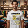 Minions Some People Are Like An Old Tv They Need To Be Lapped A Few Times To Get The Picture T-Shirt