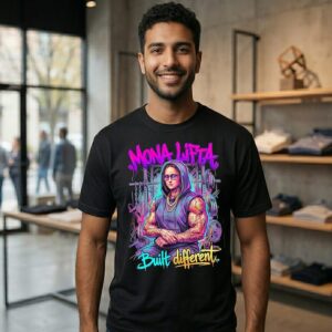 Mona Lifta Built Different Art Tattoo The Gym T-Shirt