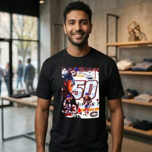 Montreal Canadiens Cole Caufield 50 Goals 9 4 2026 Signature T-Shirt