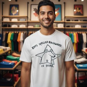Mouse Rats Spelled Backwards Is Star T-Shirt