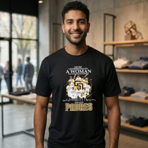 Never Underestimate A Woman Who Understands Baseball And Love San Diego Padres Skyline Signatures T-Shirt
