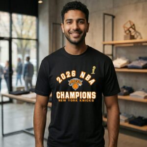 New York Knick NBA 2026 Champions Trophy T-Shirt