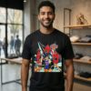 New York Knicks Jalen Brunson And Spider Man Comic T-Shirt