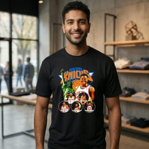 New York Knicks Legendary Team Statue Of Liberty T-Shirt