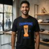 New York Knicks Orange And Blue 2025-2026 NBA Cup Champions T-Shirt