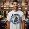 No Pahty No Soctland Soccer And Bagpipes Cartoon T-Shirt