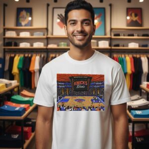 Ny Knicks Finals Madison Square Garden Art Graphic T-Shirt