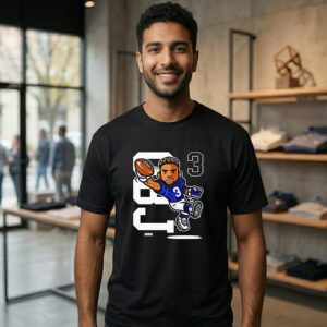 Odell Beckham Jr. 3 New York Giants Rugby T-Shirt