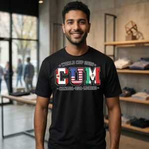 Official World Cup 2026 Cum Canada USA Mexico T-Shirt